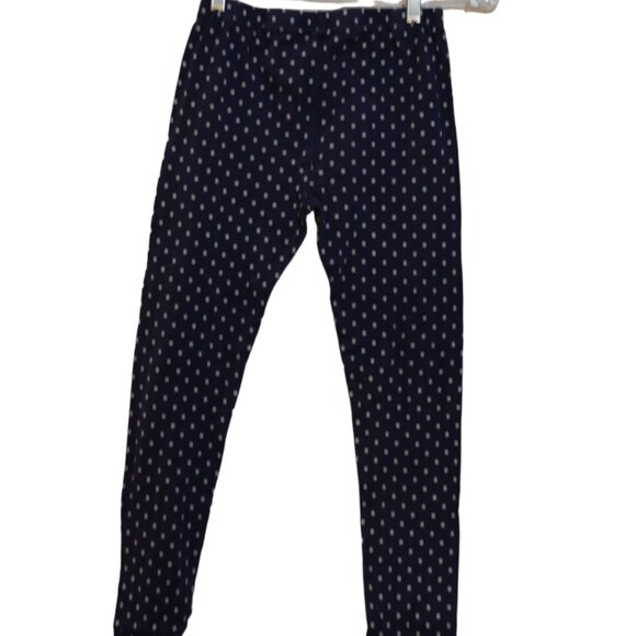 CARTER's Wear Snug Fitting Activewear Blue White Polkadots Prints Leggings 14 - Picture 3 of 4